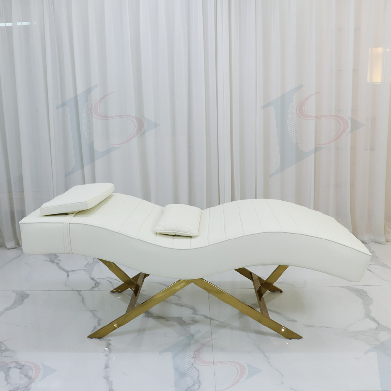 Skincare X Beauty - S Curve Beauty Massage Bed White